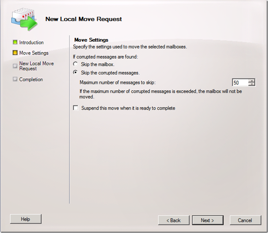 Exchange 2010 переместить ящик в о 365. Ошибка move close to Board. Maximum number of Microsoft graph sendings exceeded for Mailbox. Message corrupted