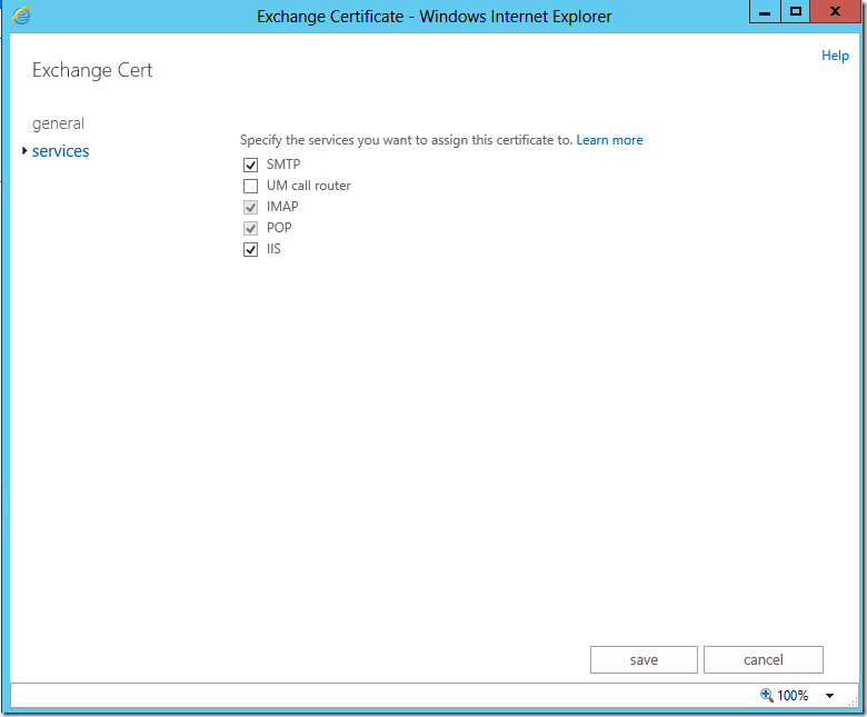 Windows Certificate. Create Exchange Server 2013 SSL Certificate 6 Mount. Exchange IIS default. Exchange frontend Certificate IIS. Server cert