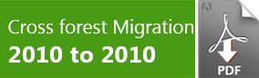 Crossforest migration Guide Exchange 2010 to Exchange 2010