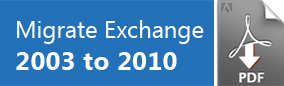 Migrate Exchange 2003 to 2010