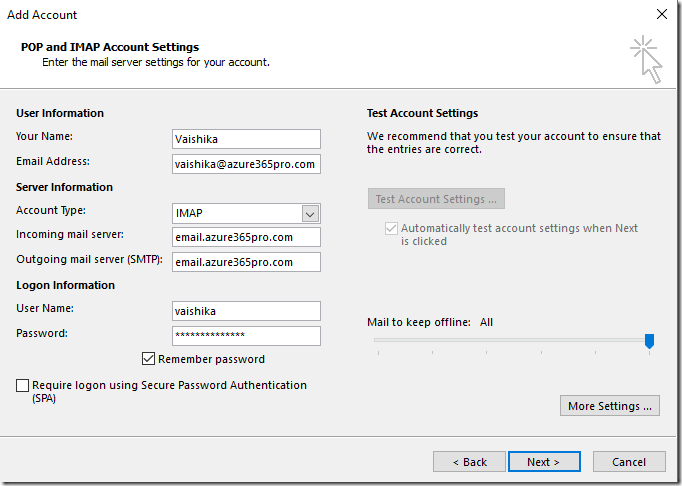 check connecting outlook 2016 to exchange 2013 check connecting outlook 2016 to exchange 2013