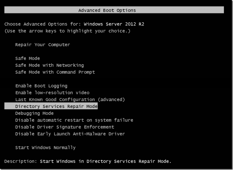 Active Directory Database Corruption