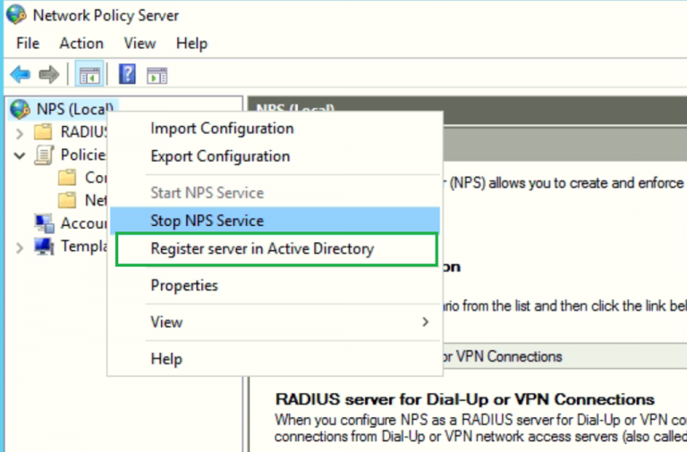 Moving NPS from Windows 2008 to Windows 2016