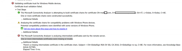 Only Android Phones getting Cert Error from Load Balancer