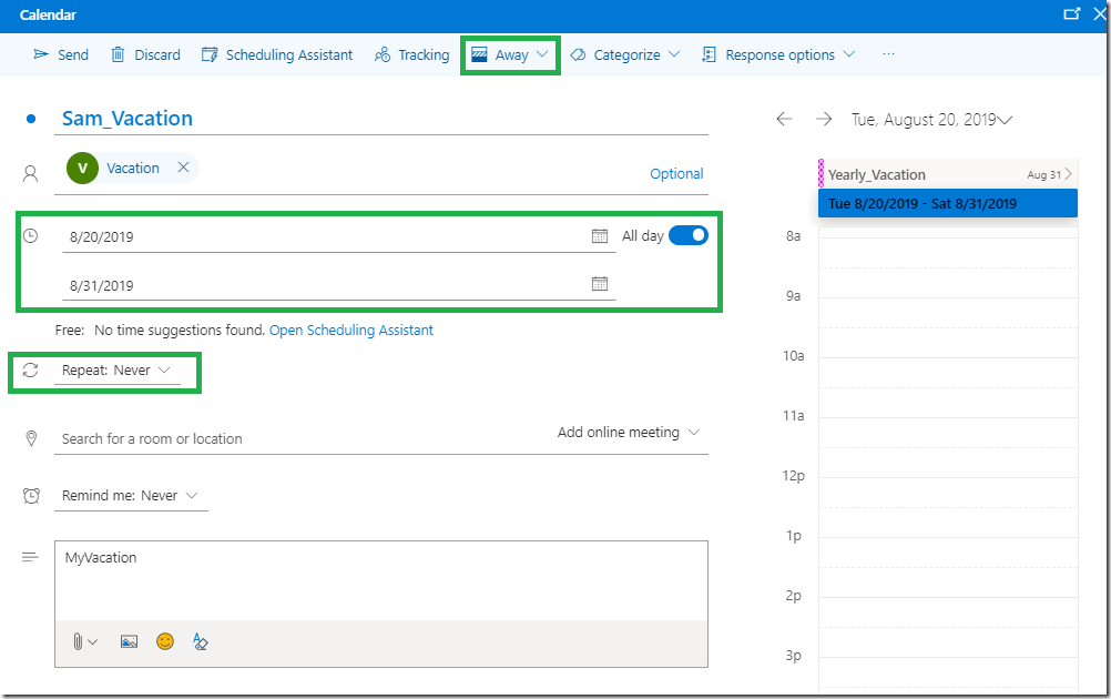 Creating Shared Calendars in Office 365 and Exchange Server