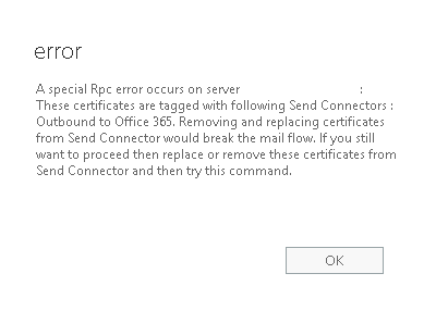 outlook will not connect to server after 365 rene