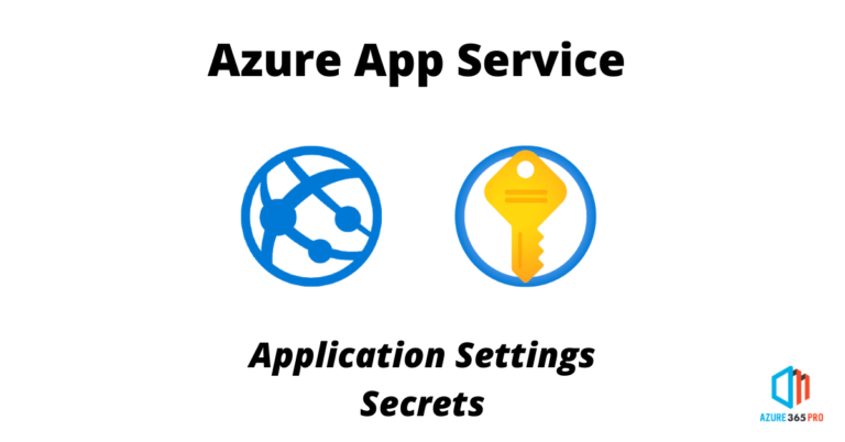 Application Settings in Azure App Service and Static Web Apps