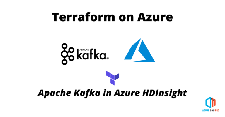 Deploy Apache Kafka in Azure HDInsight using reusable Terraform modules