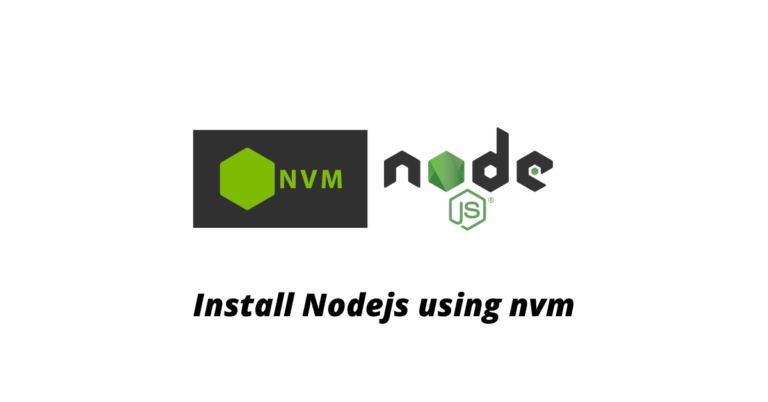 Install Node Js using nvm